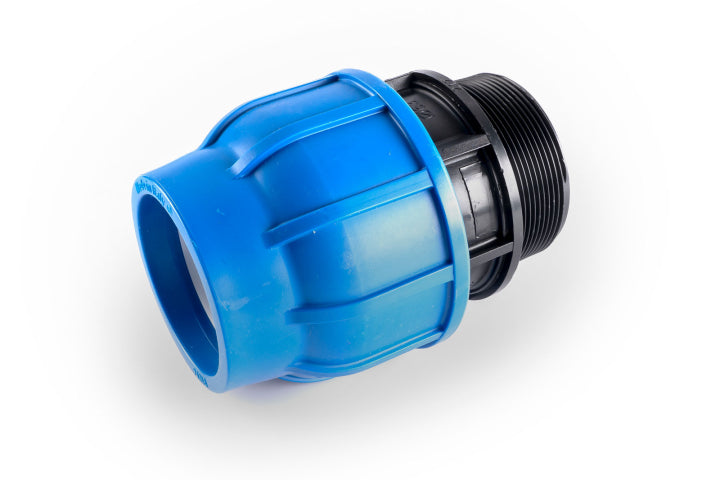 Csatlakozó PP Ø63 mm 2½″ külső menet